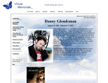 Tablet Screenshot of danman.virtual-memorials.com
