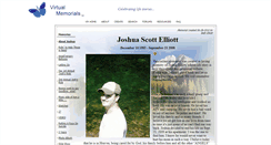 Desktop Screenshot of joshua-elliott.virtual-memorials.com