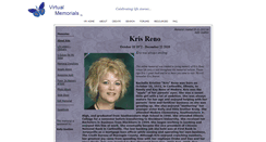 Desktop Screenshot of kris-reno.virtual-memorials.com