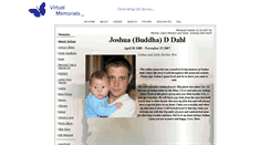 Desktop Screenshot of joshua-dahl.virtual-memorials.com