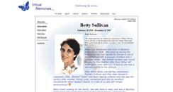 Desktop Screenshot of betty-sullivan.virtual-memorials.com