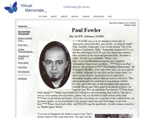 Tablet Screenshot of paul-fowler.virtual-memorials.com