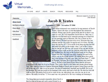 Tablet Screenshot of jacob-yeates.virtual-memorials.com