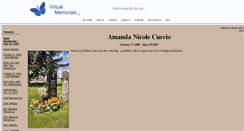 Desktop Screenshot of amanda-curcio.virtual-memorials.com