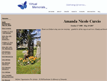 Tablet Screenshot of amanda-curcio.virtual-memorials.com
