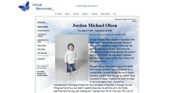 Desktop Screenshot of jordan-olson.virtual-memorials.com