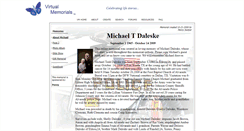 Desktop Screenshot of michael-daleske.virtual-memorials.com