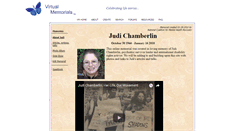 Desktop Screenshot of judi-chamberlin.virtual-memorials.com