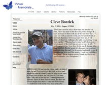 Tablet Screenshot of cleve.virtual-memorials.com