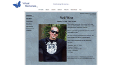 Desktop Screenshot of neil-west.virtual-memorials.com