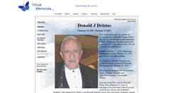 Desktop Screenshot of donald-dristas.virtual-memorials.com