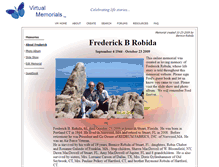 Tablet Screenshot of frederick-robida.virtual-memorials.com