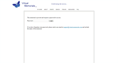 Desktop Screenshot of brian-ricks.virtual-memorials.com