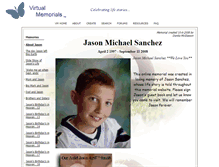 Tablet Screenshot of jasonsanchez.virtual-memorials.com