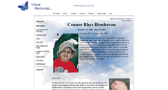 Desktop Screenshot of connor-henderson.virtual-memorials.com