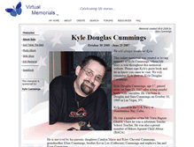 Tablet Screenshot of kyle-cummings.virtual-memorials.com