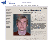 Tablet Screenshot of brian-brenckman.virtual-memorials.com