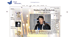 Desktop Screenshot of mymatthew.virtual-memorials.com