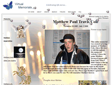 Tablet Screenshot of mymatthew.virtual-memorials.com