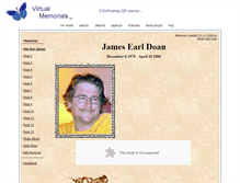 Tablet Screenshot of james-e-doan.virtual-memorials.com