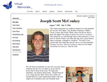 Tablet Screenshot of joey-mcconkey.virtual-memorials.com