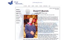 Desktop Screenshot of daniel-hantula.virtual-memorials.com