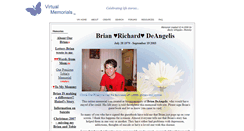 Desktop Screenshot of brian-deangelis.virtual-memorials.com