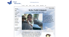 Desktop Screenshot of kylee.virtual-memorials.com