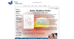 Desktop Screenshot of hailey-molloy.virtual-memorials.com