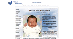 Desktop Screenshot of foreverlovingdaytonlee.virtual-memorials.com