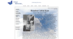 Desktop Screenshot of brandon-kaut.virtual-memorials.com