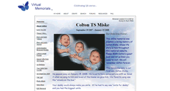 Desktop Screenshot of colton-miske.virtual-memorials.com