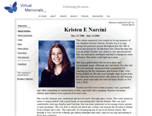Tablet Screenshot of kristen-narcini.virtual-memorials.com