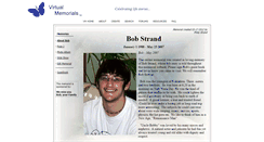 Desktop Screenshot of bob-strand.virtual-memorials.com