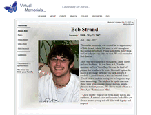 Tablet Screenshot of bob-strand.virtual-memorials.com