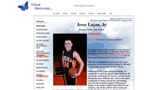 Desktop Screenshot of jesselujan.virtual-memorials.com