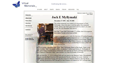 Desktop Screenshot of jack-myllymaki.virtual-memorials.com