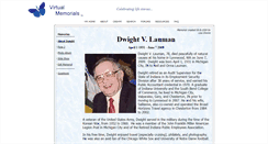 Desktop Screenshot of dwightlauman.virtual-memorials.com