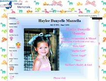 Tablet Screenshot of haylee-mazzella.virtual-memorials.com
