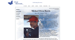 Desktop Screenshot of michael-owen-harris.virtual-memorials.com