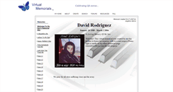 Desktop Screenshot of davidrodriguez16.virtual-memorials.com