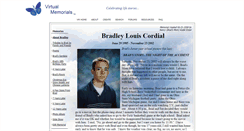 Desktop Screenshot of bradley-cordial.virtual-memorials.com