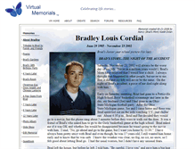 Tablet Screenshot of bradley-cordial.virtual-memorials.com