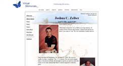 Desktop Screenshot of joshua-zeiber.virtual-memorials.com