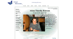 Desktop Screenshot of adam-ransom.virtual-memorials.com