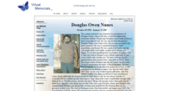 Desktop Screenshot of douglas-nunes.virtual-memorials.com