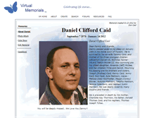 Tablet Screenshot of daniel-caid.virtual-memorials.com