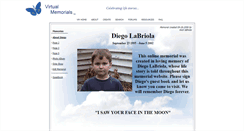 Desktop Screenshot of diego-labriola.virtual-memorials.com