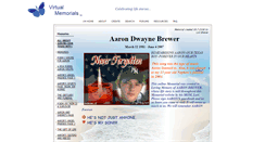 Desktop Screenshot of aaron-brewer.virtual-memorials.com