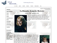Tablet Screenshot of lashunda-shawna-bowers.virtual-memorials.com